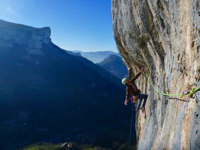 En grande voie - Formation DE escalade