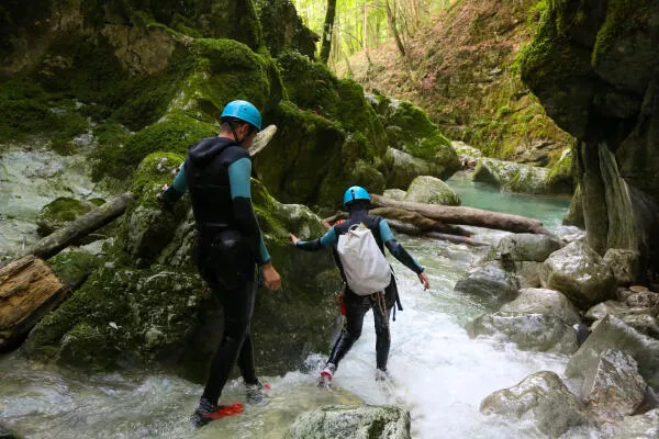 Ecouges canyon - Full course